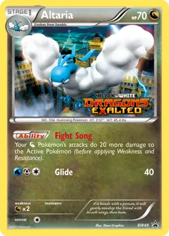 BW Black Star Promos Altaria Pokémon card